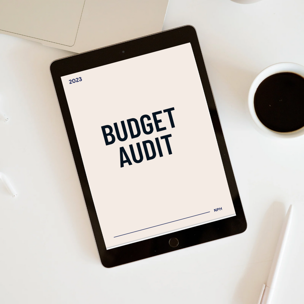 Budget Audit Template